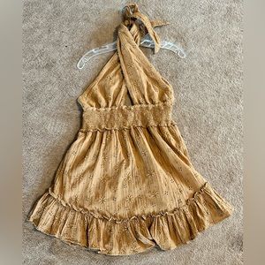 Aerie halter mini dress